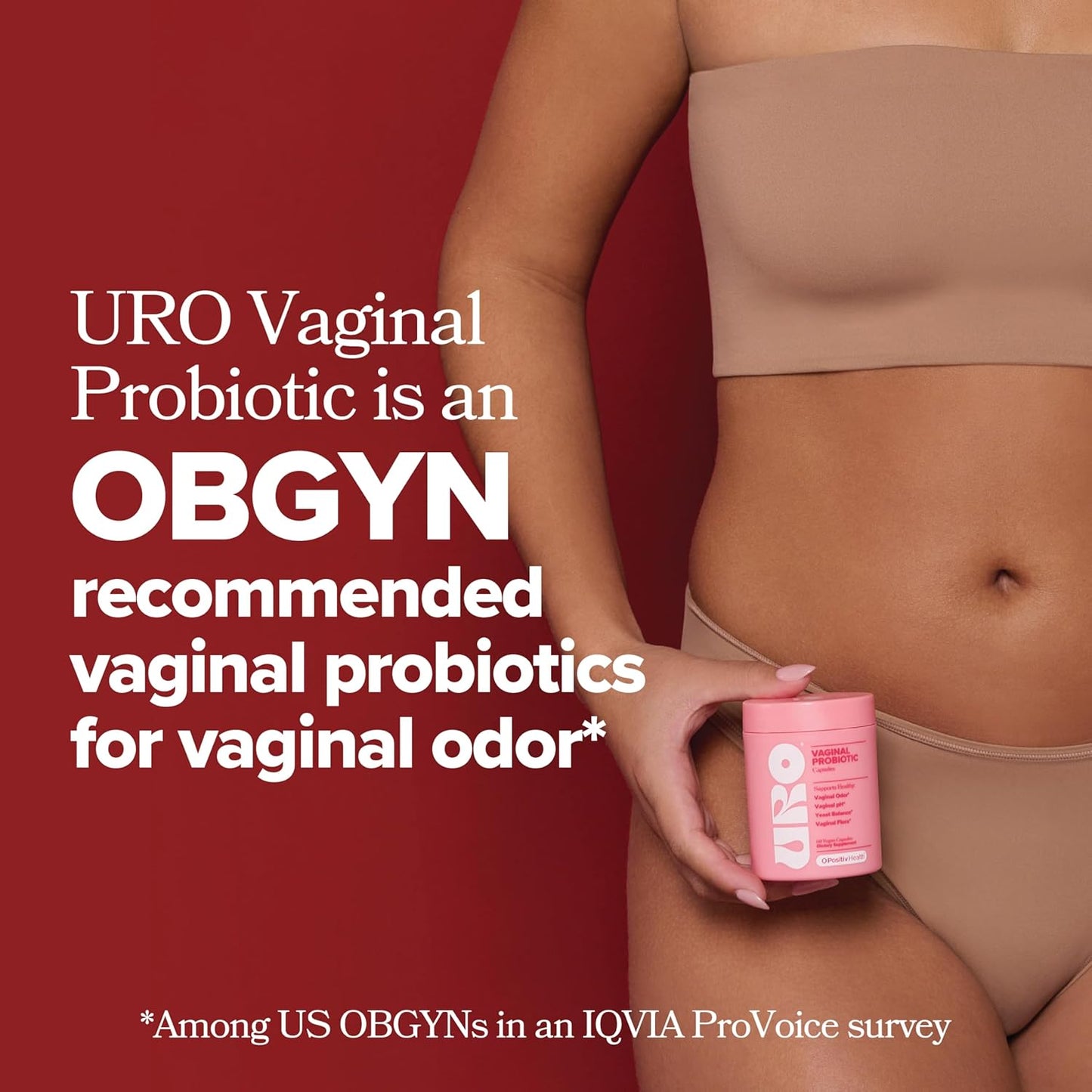 URO Vaginal Probiotics for Women - Promote Healthy Vaginal Odor & Vaginal Flora - 60 Count Pack of 2